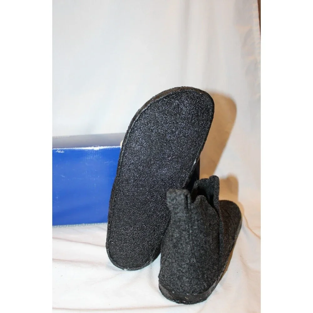 Birkenstock Women''s Andermatt Shearling Wool Felt Slipper Boot Gray EU 41 NAR